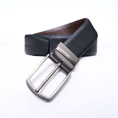 Reversible Standard Lock Belt - Black / Dark Brown