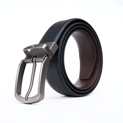 Reversible Standard Lock Belt - Black / Dark Brown