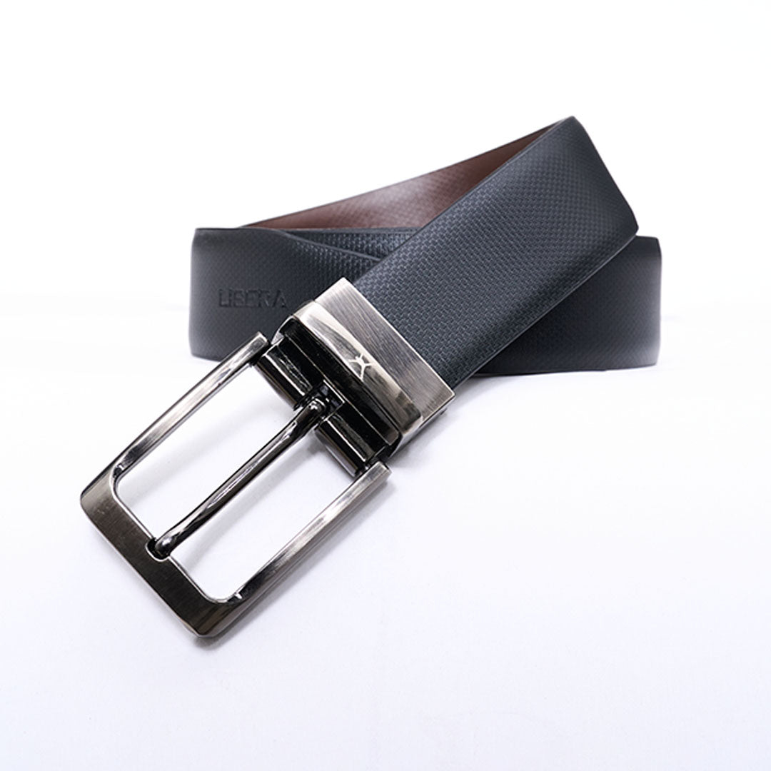 Reversible Standard Lock Belt - Black / Dark Brown