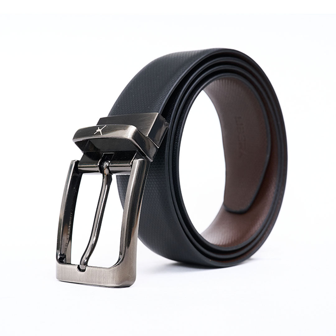 Reversible Standard Lock Belt - Black / Dark Brown