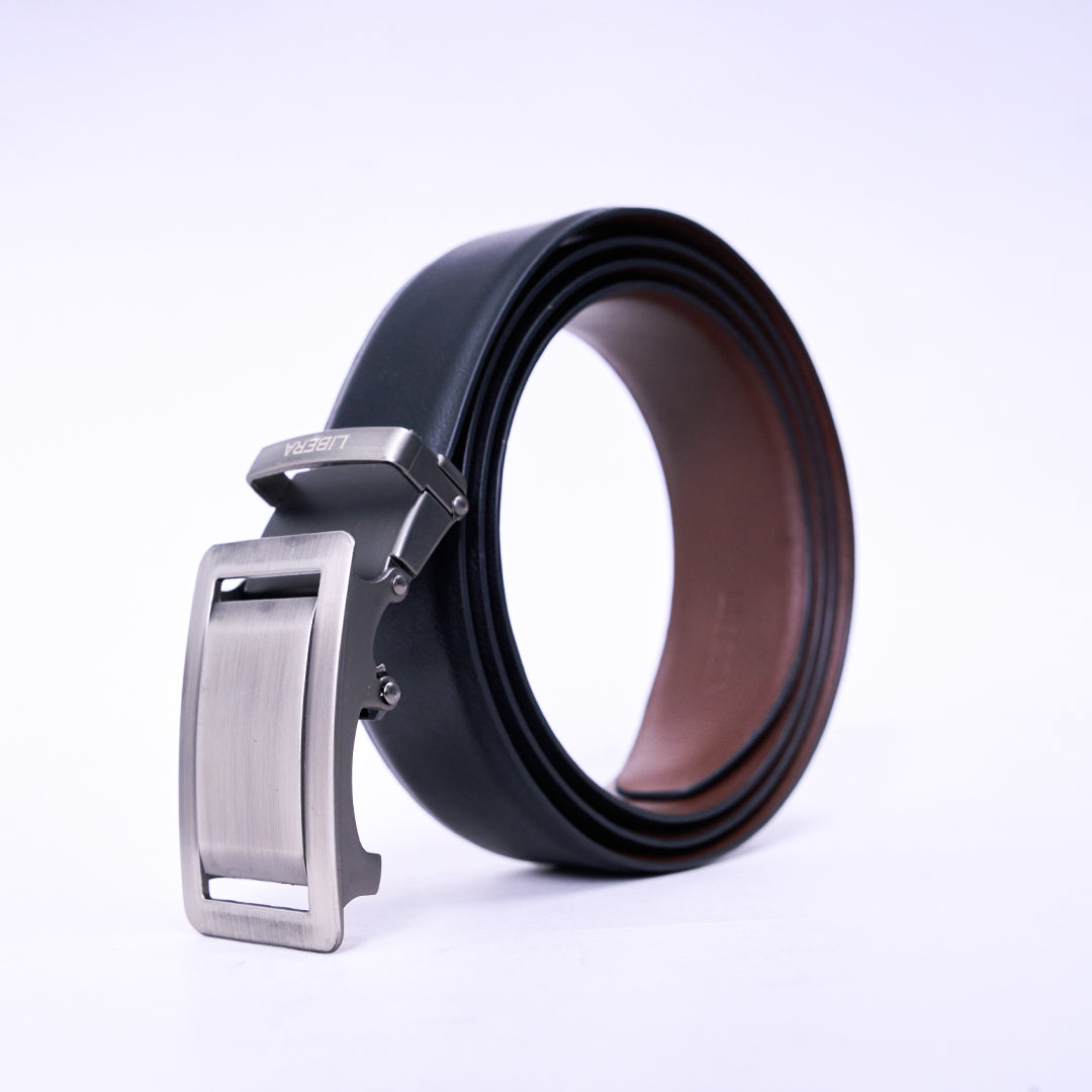 Auto Lock Belt - Black | Light Brown