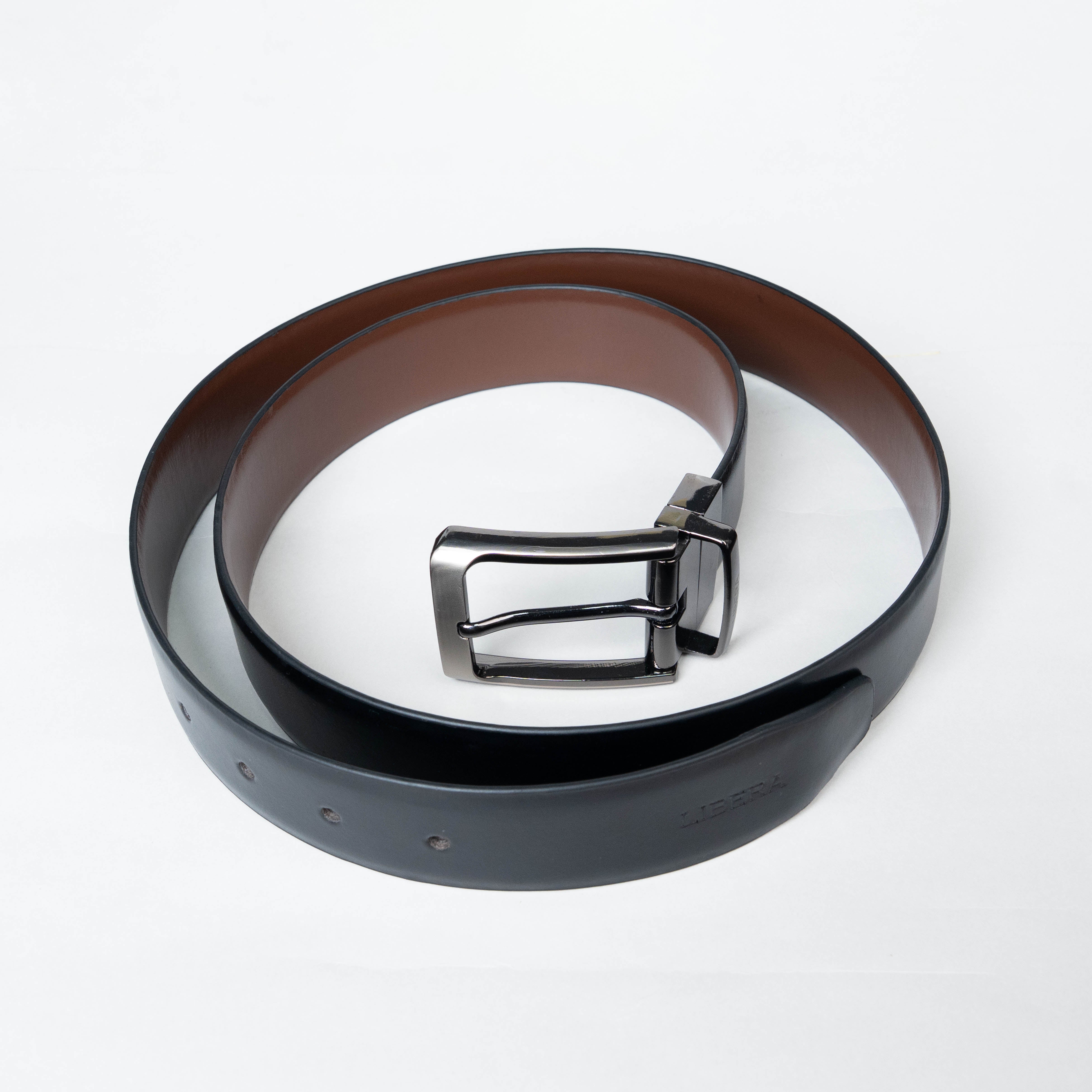 Reversible Standard Lock Belt - Black / Dark Brown