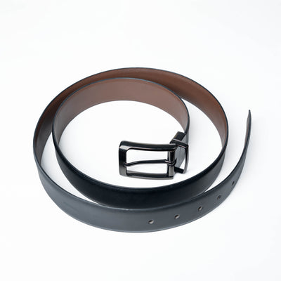 Reversible Standard Lock Belt - Black / Dark Brown