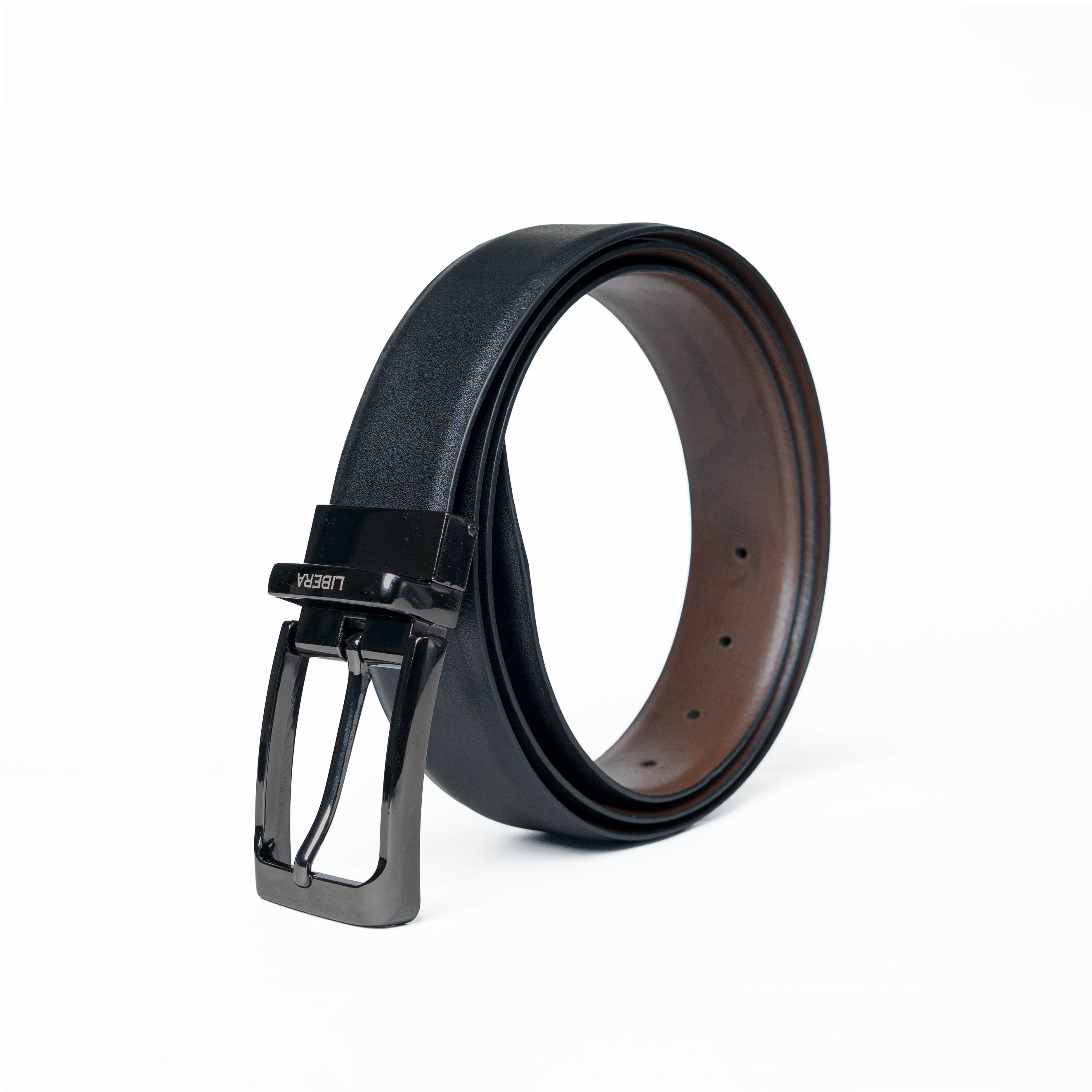 Reversible Standard Lock Belt - Black / Dark Brown