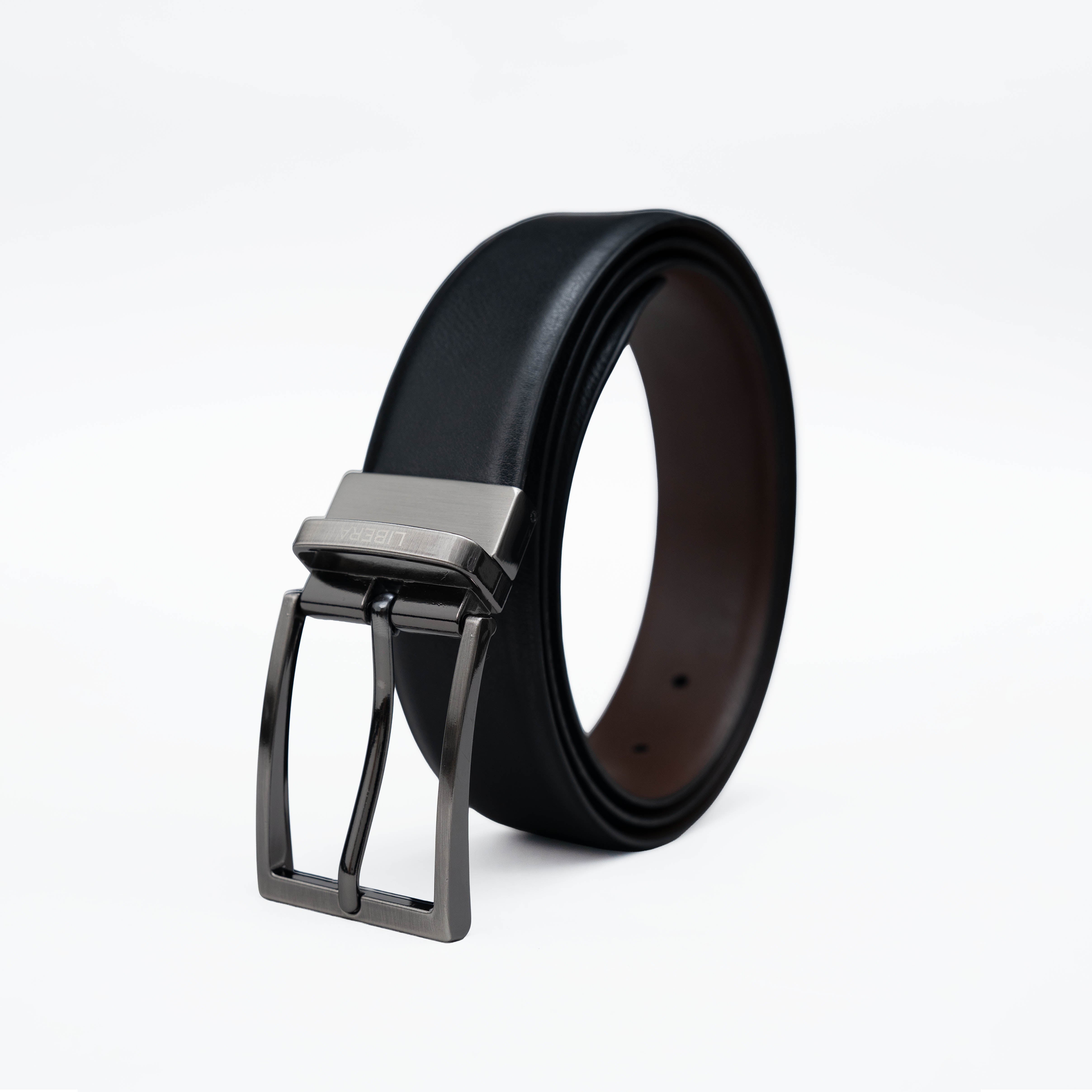 Reversible Standard Lock Belt - Black / Dark Brown