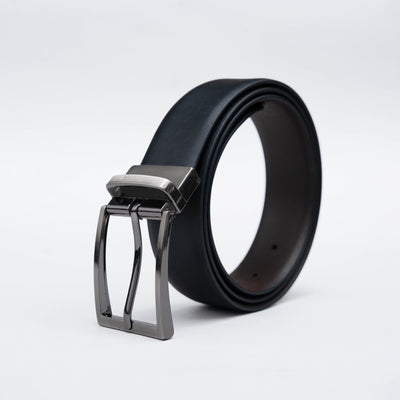 Reversible Standard Lock Belt - Black / Dark Brown