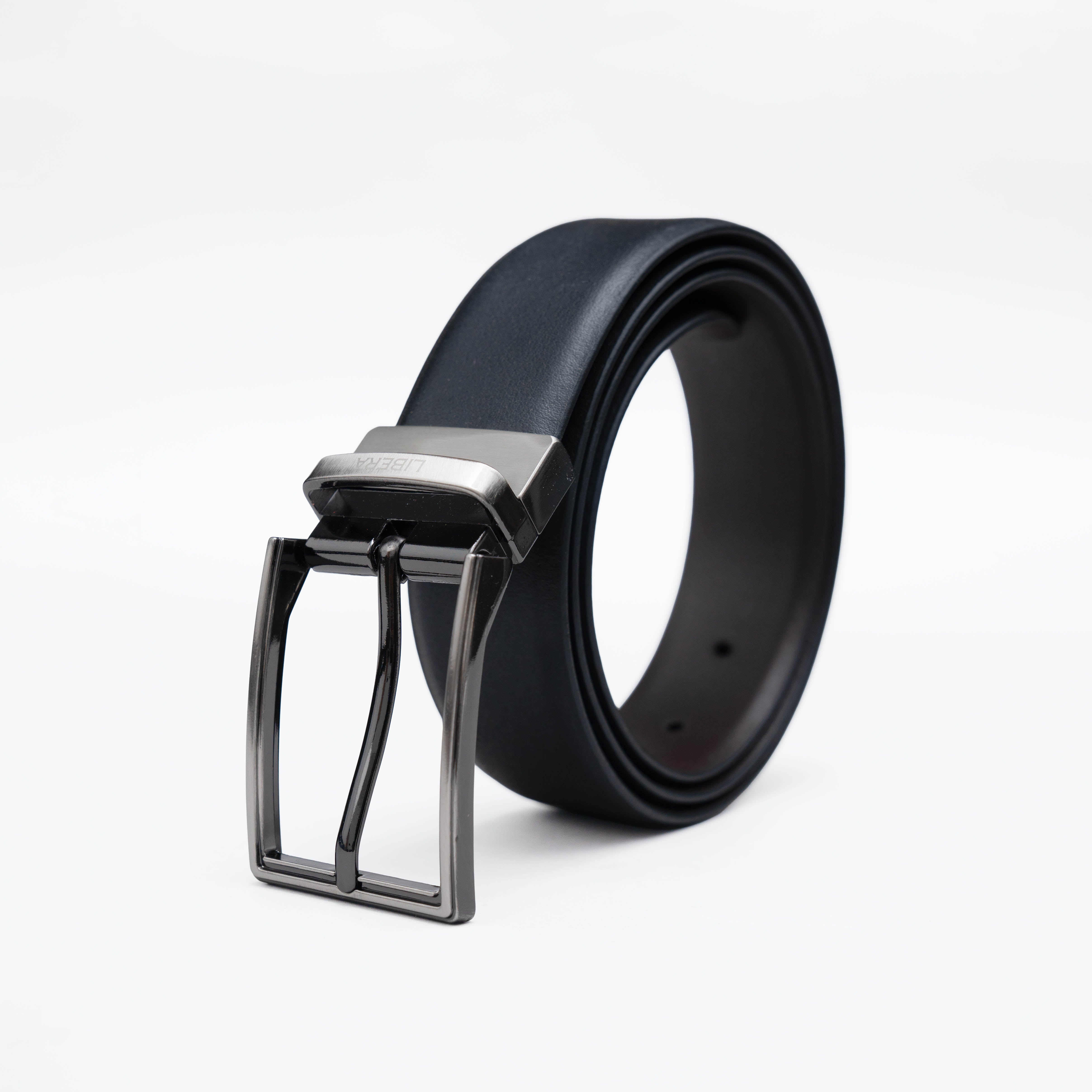 Reversible Standard Lock Belt - Black / Dark Brown
