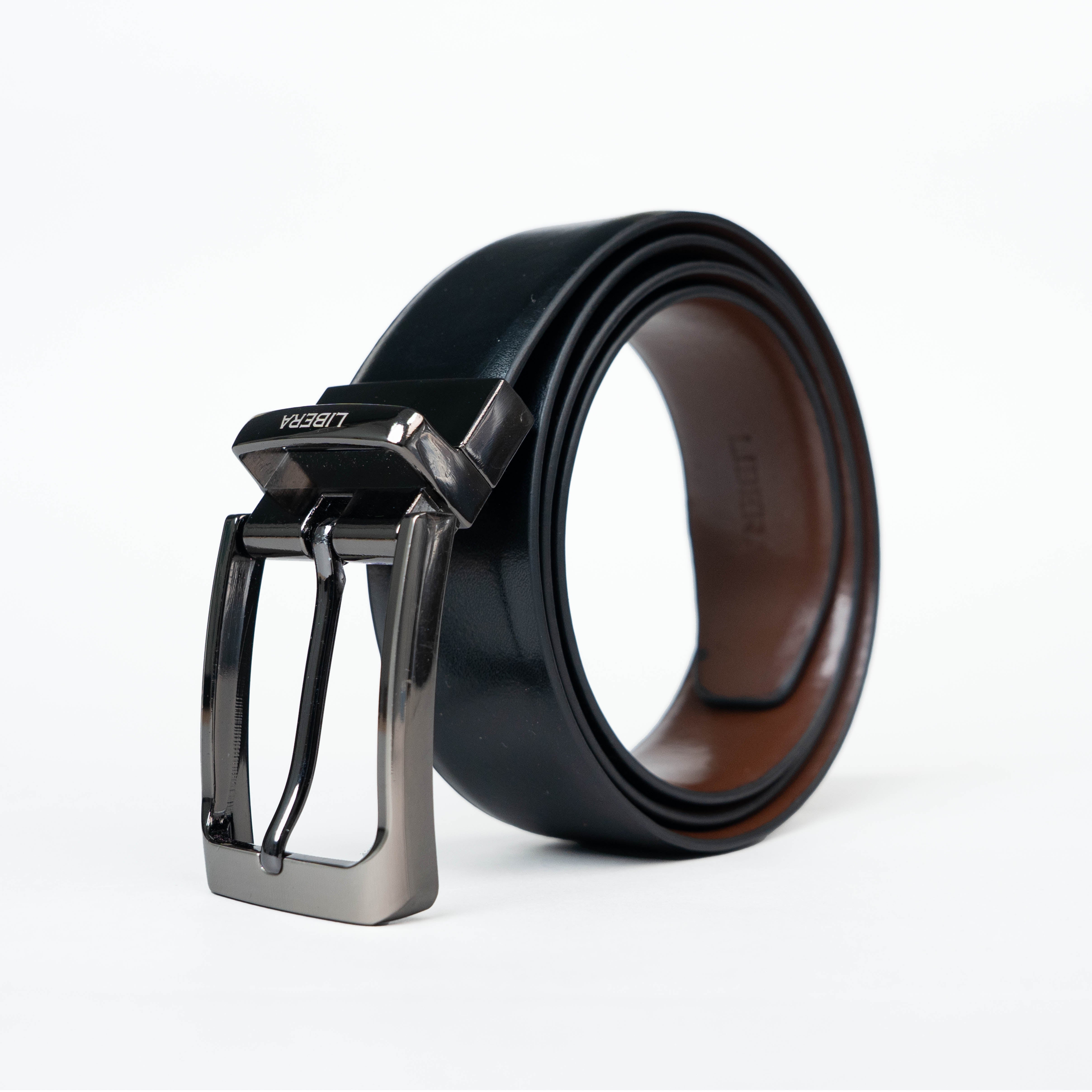 Reversible Standard Lock Belt - Black / Dark Brown