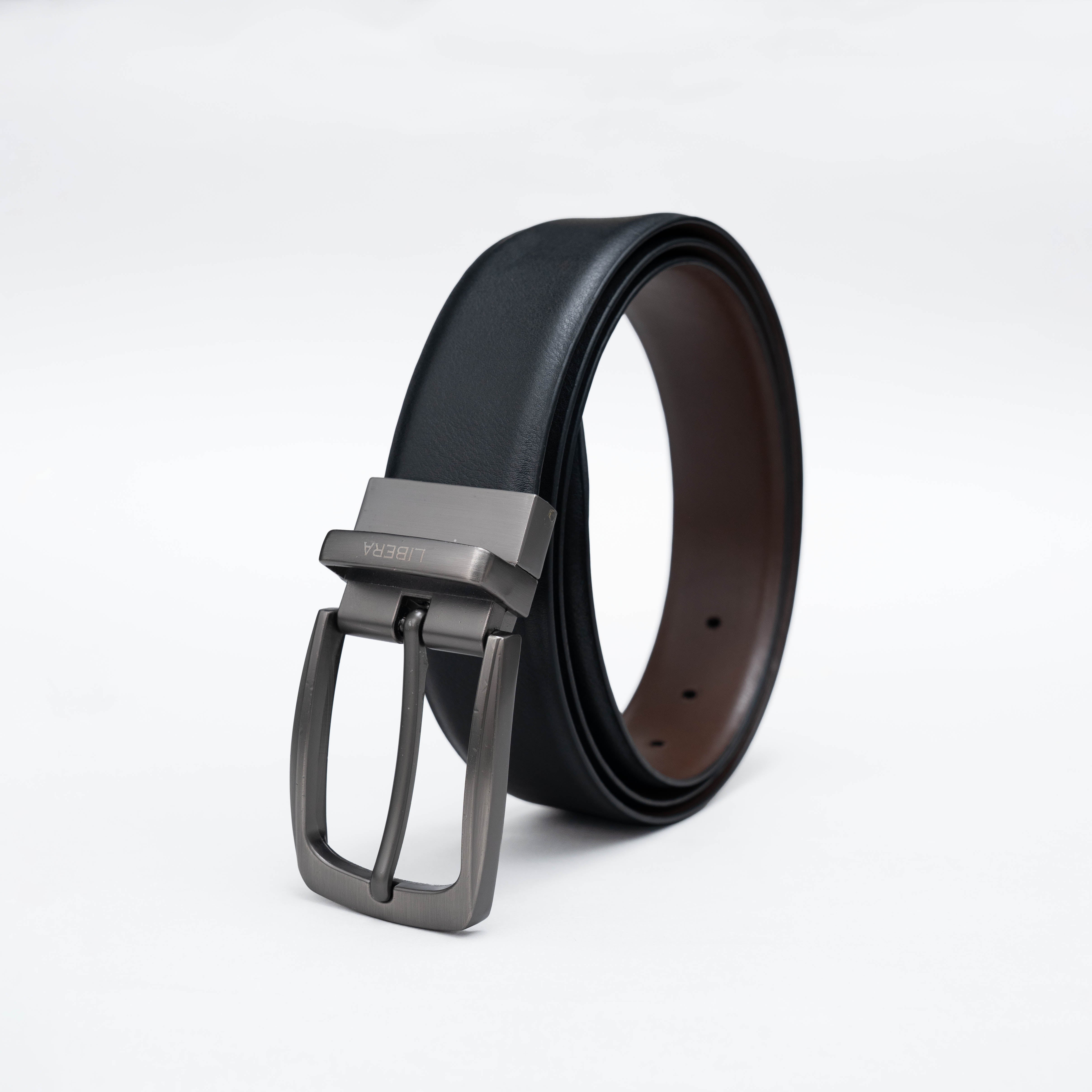 Reversible Standard Lock Belt - Black / Dark Brown