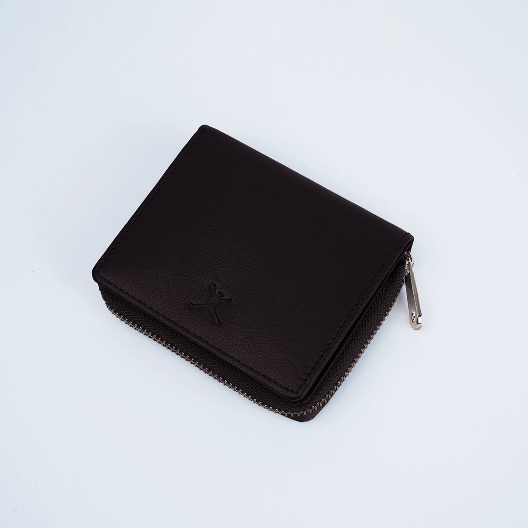 Italian Leather Ladies Wallet - Coffee Brown