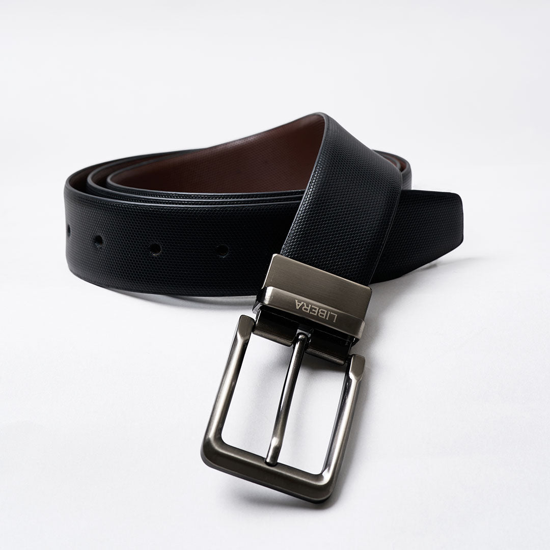 Reversible Standard Lock Belt - Black & Coffee Brown