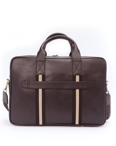 Italian Executive Bag - Coffee Brown