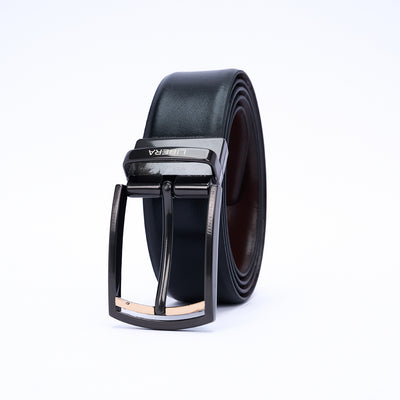 Reversible Standard Lock Belt - Black & Coffee Brown