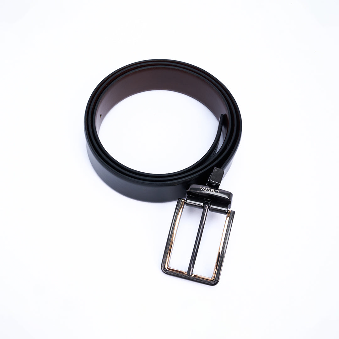 Reversible Standard Lock Belt - Black & Coffee Brown