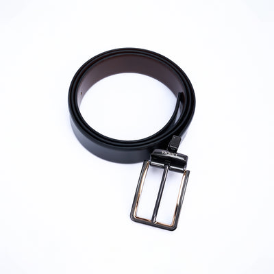 Reversible Standard Lock Belt - Black & Coffee Brown