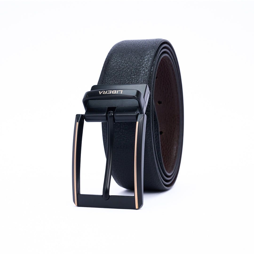 Reversible Standard Lock Belt - Black & Coffee Brown
