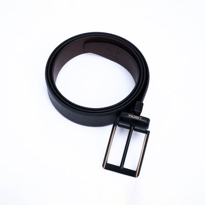 Reversible Standard Lock Belt - Black & Coffee Brown