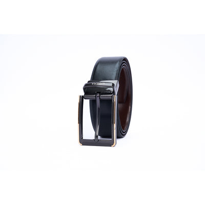 Reversible Standard Lock Belt - Black & Coffee Brown