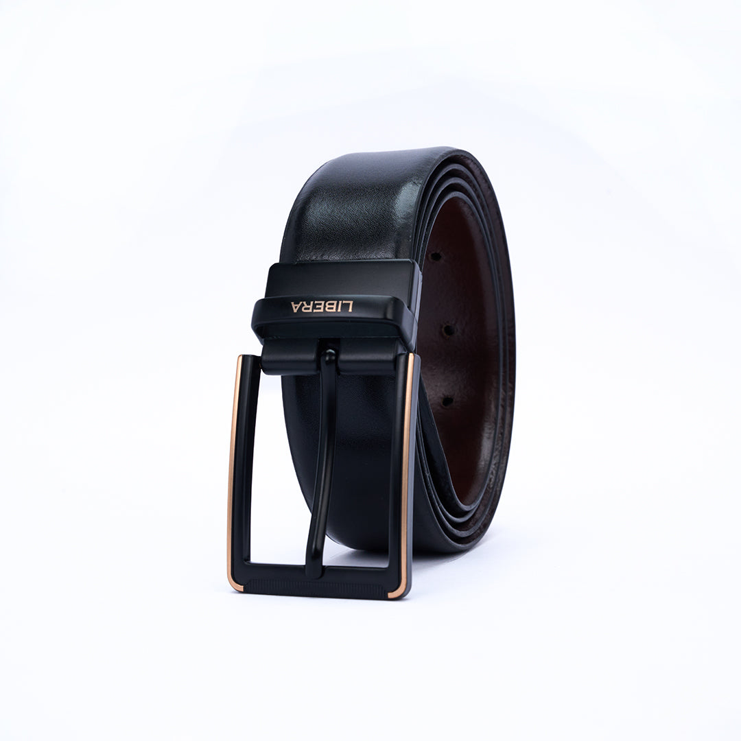 Reversible Standard Lock Belt - Black & Coffee Brown