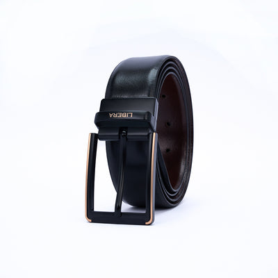 Reversible Standard Lock Belt - Black & Coffee Brown