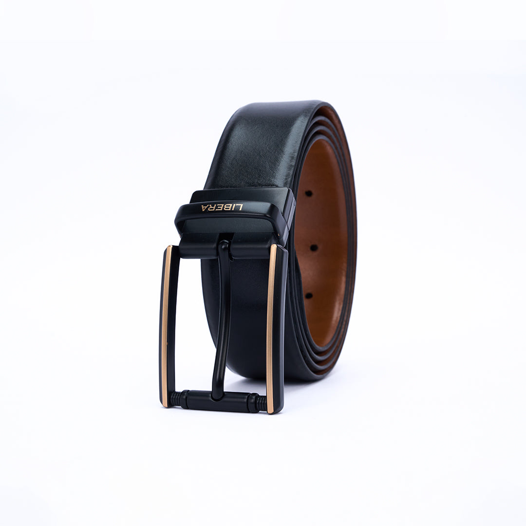 Reversible Standard Lock Belt - Black & Tan