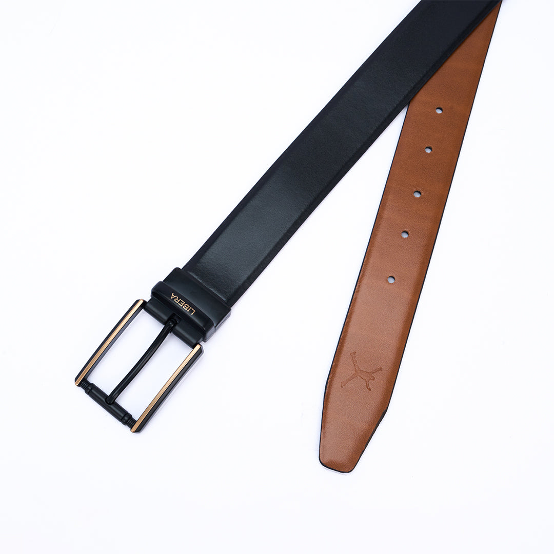 Reversible Standard Lock Belt - Black & Tan