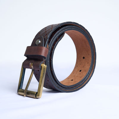 Gents Casual Leather Belt - Brown