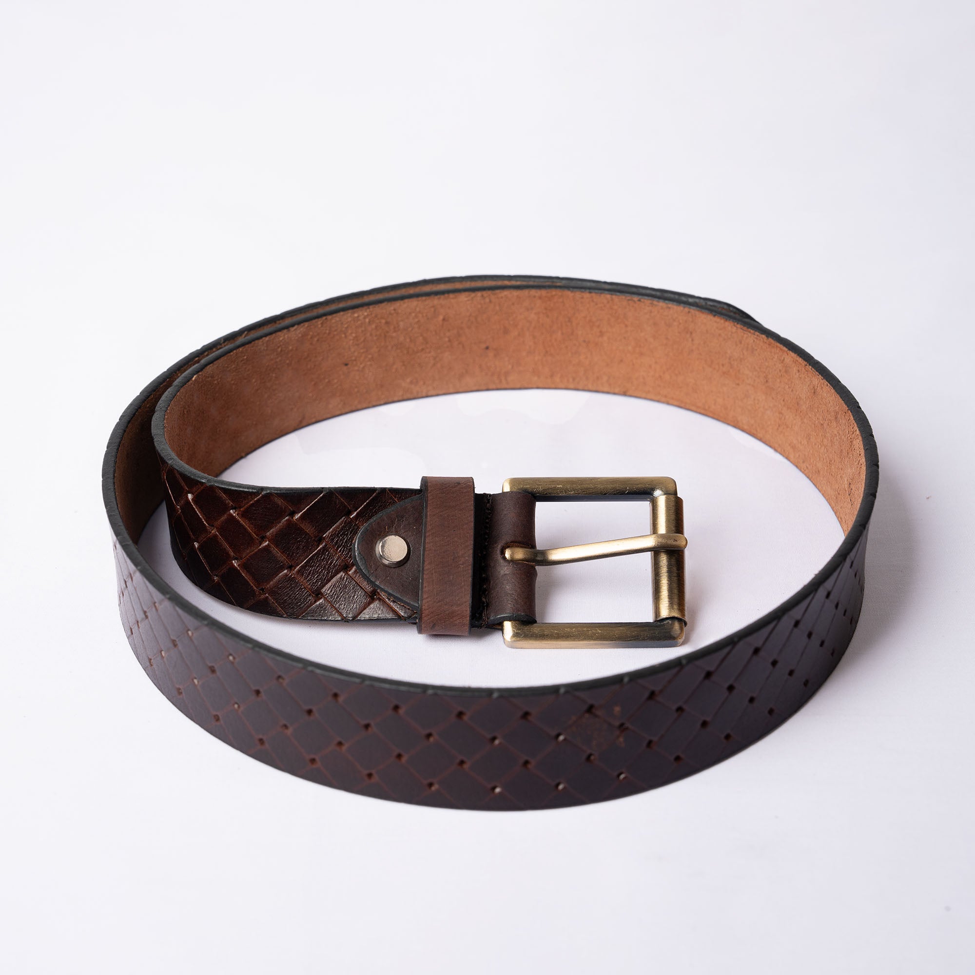 Gents Casual Leather Belt - Brown