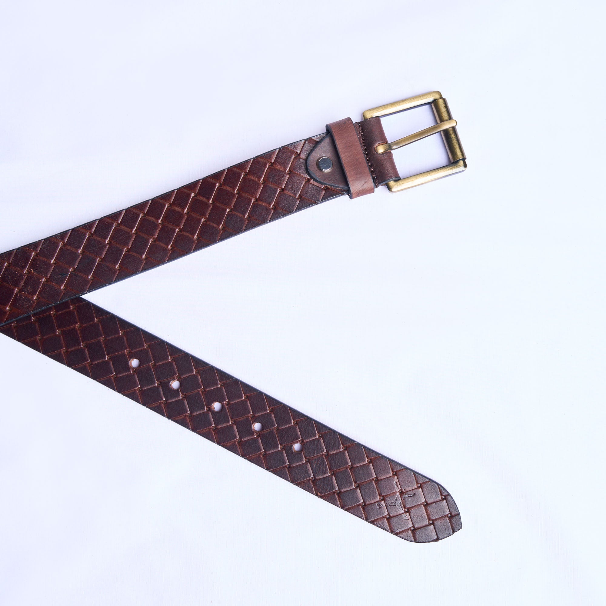 Gents Casual Leather Belt - Brown