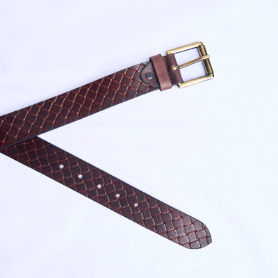 Gents Casual Leather Belt - Brown