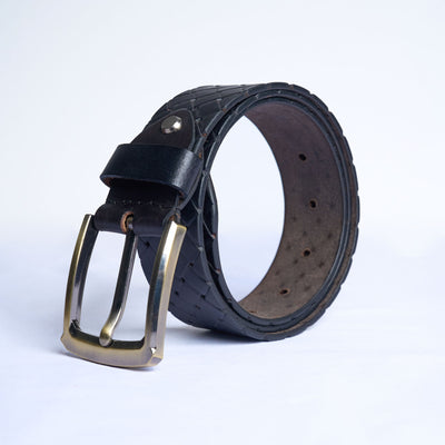 Gents Casual Leather Belt - Black