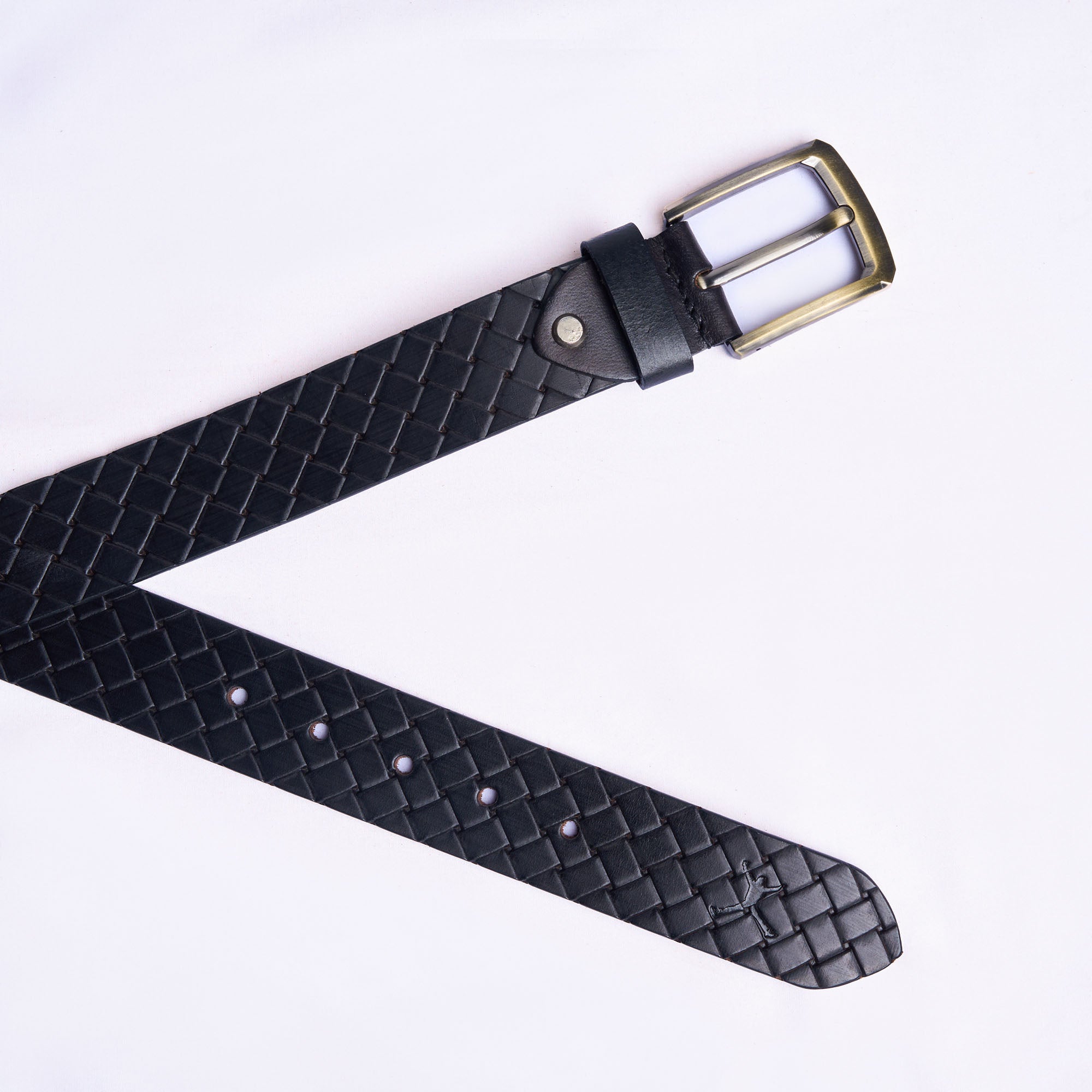 Gents Casual Leather Belt - Black