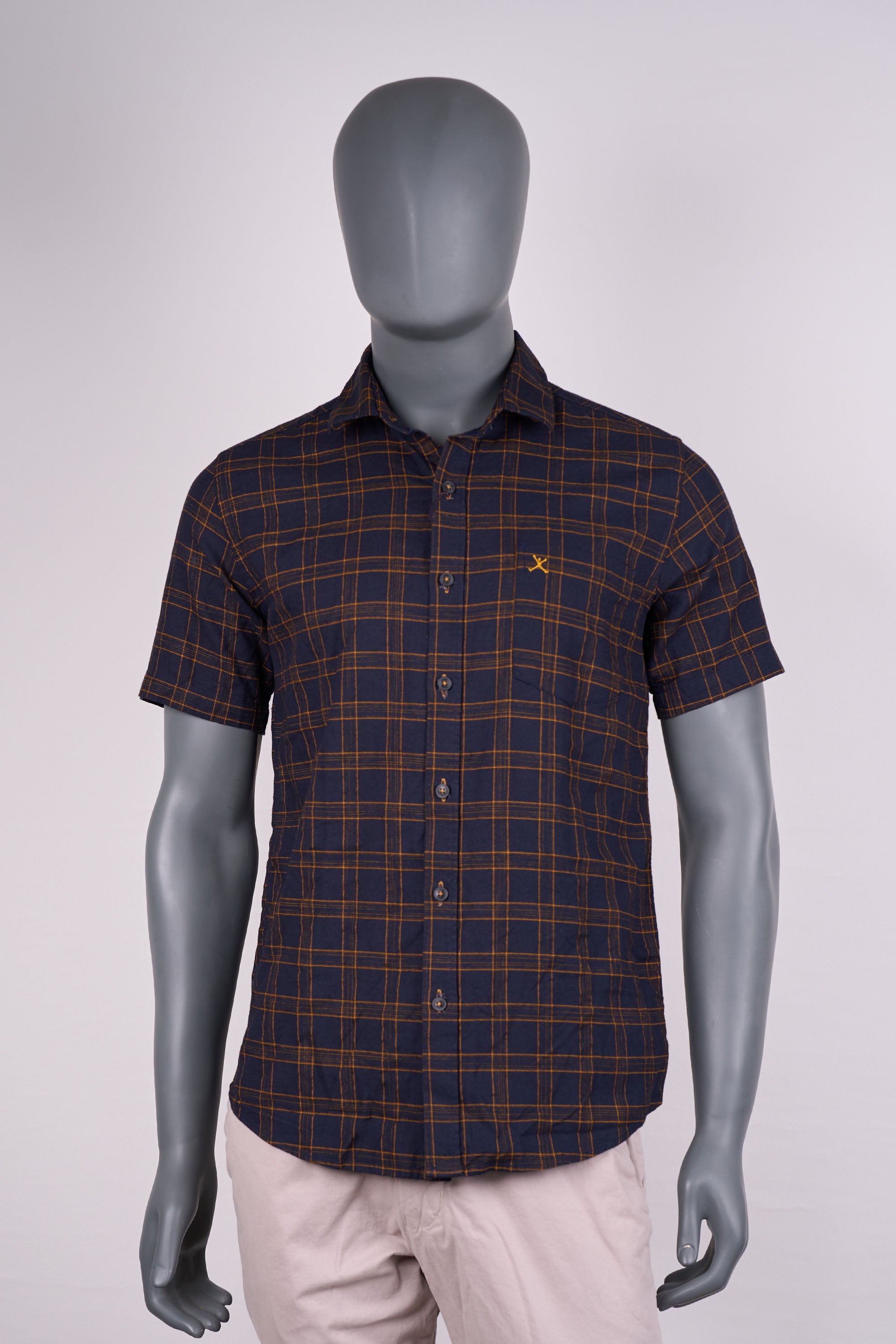 Slim Fit Checks S/S Shirt