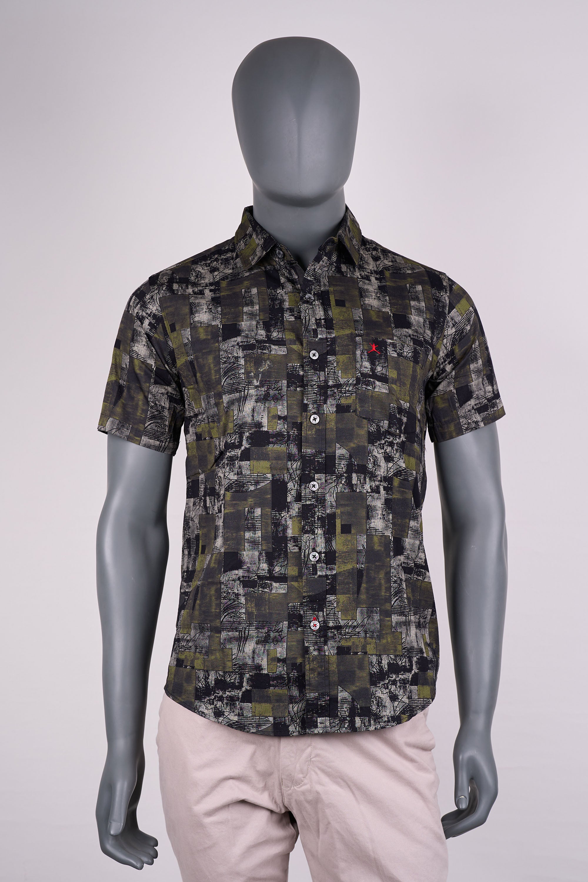 Slim Fit Printed S/S Shirt