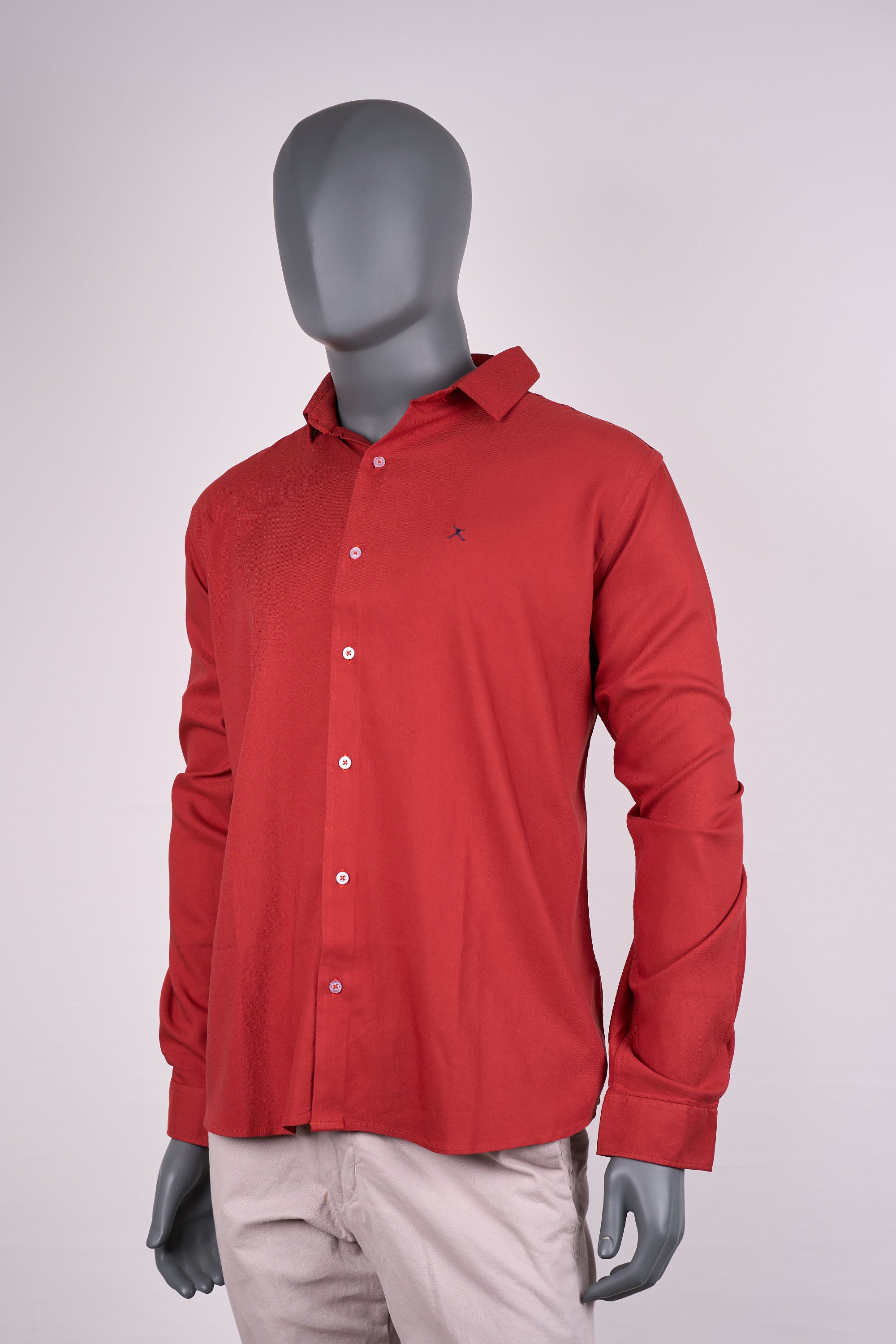 Slim Fit Plain L/S Shirt