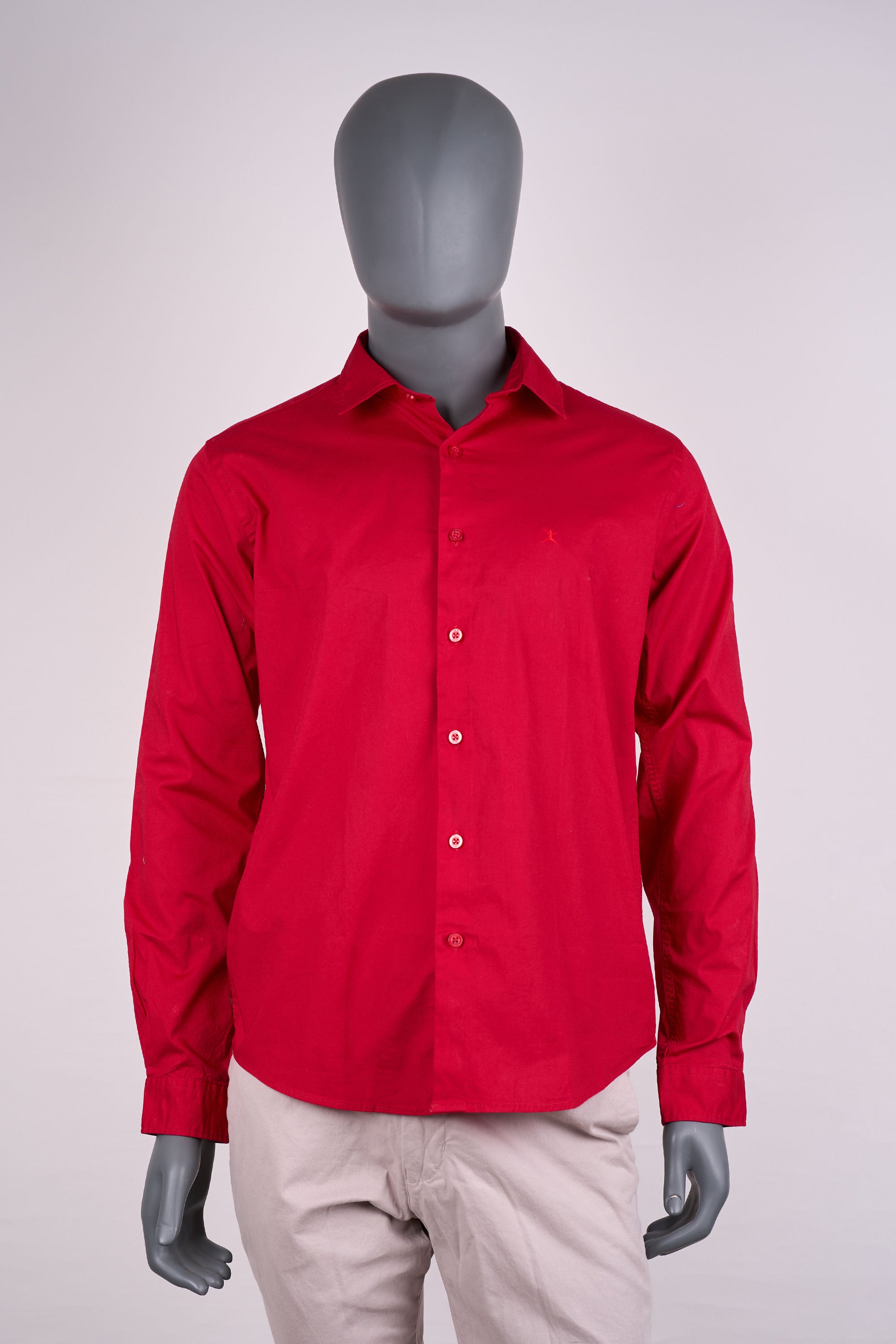 Slim Fit Plain L/S Shirt
