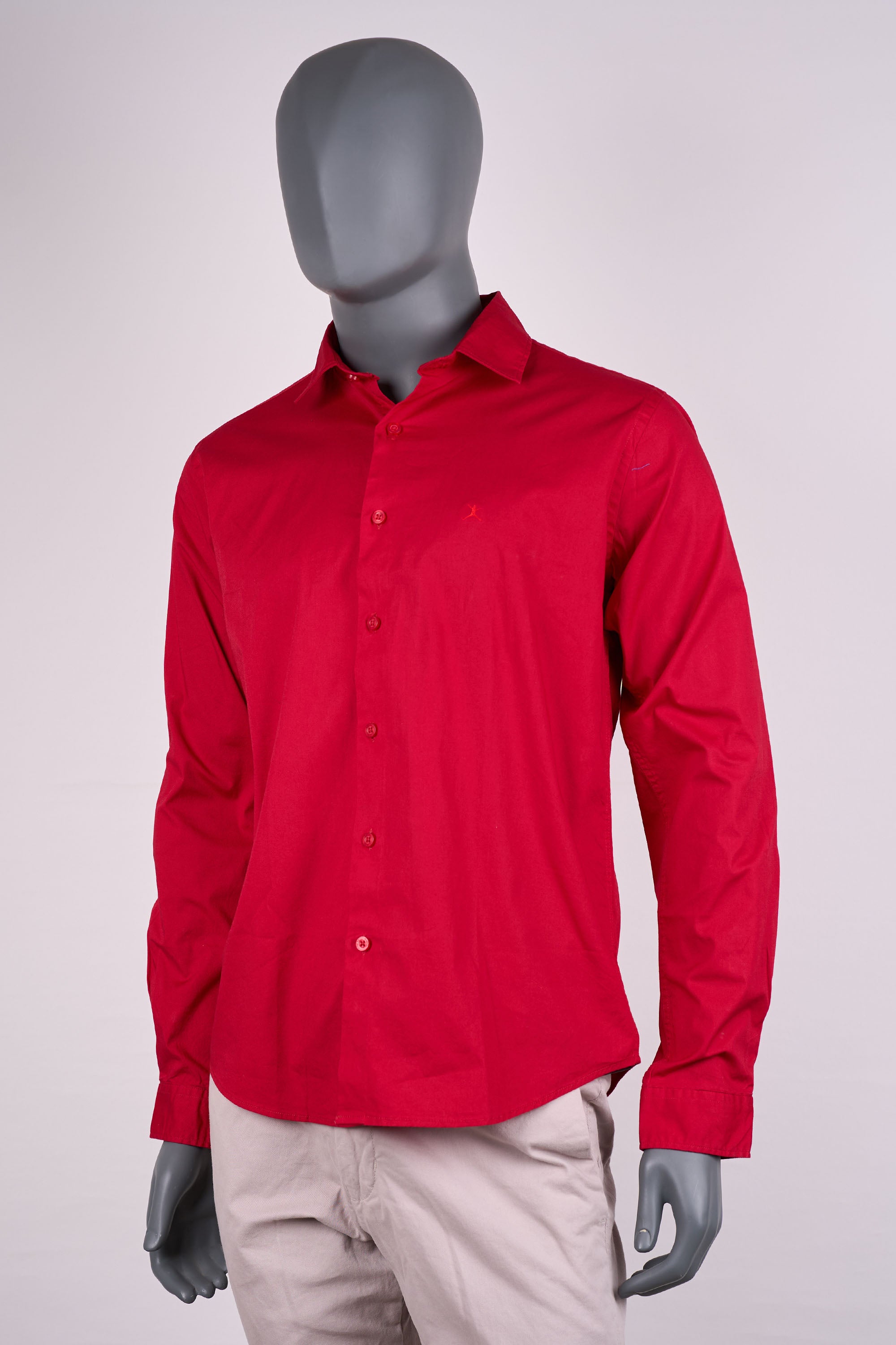 Slim Fit Plain L/S Shirt