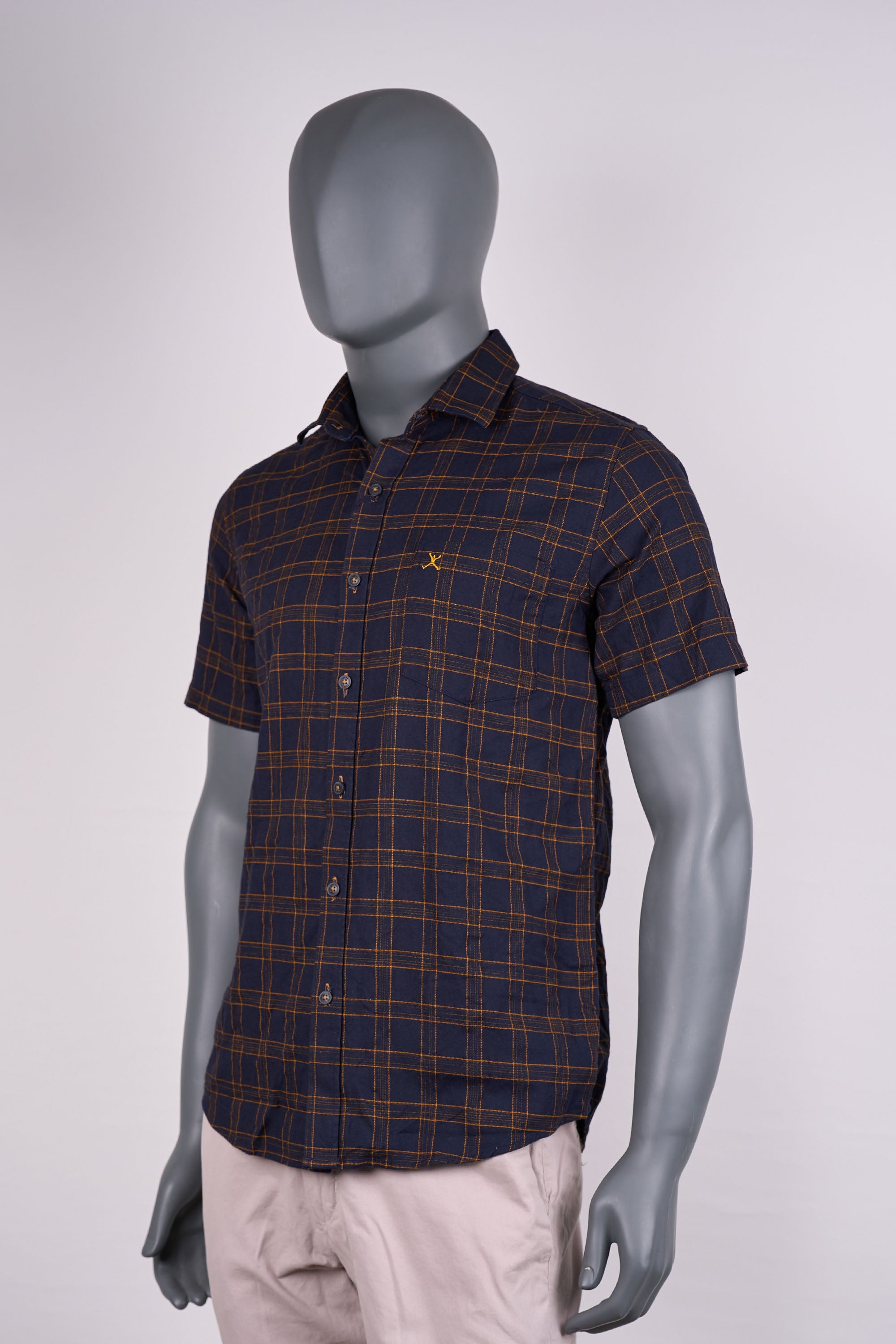 Slim Fit Checks S/S Shirt
