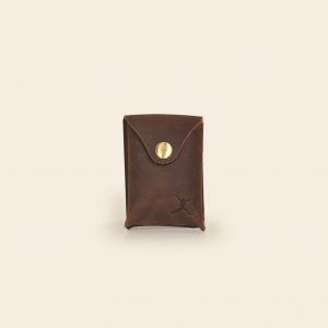 Leather Card Holder – Brown