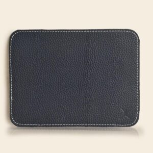 Leather Mouse Pad - Blue