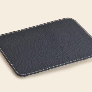 Leather Mouse Pad - Blue