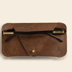 Leather Spectacle Case - Tan