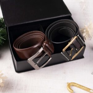 Magnetic Gift Box with Velvet Interior – 2 Piece (SSIT 40MM Belt/ Casual Belt)