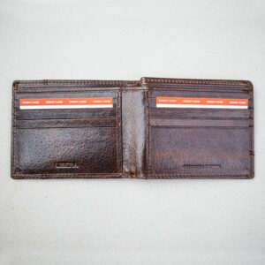 RFID Leather Wallet - Coffee Brown