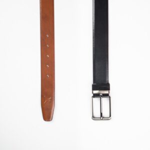 Reversible Standard Lock Belt - Black/Light Brown