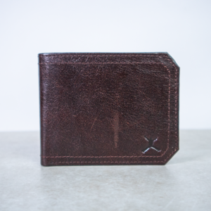 RFID Leather Wallet - Dark Brown