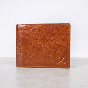 RFID Leather Wallet - Light Brown