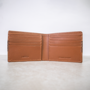 RFID Two Toned Leather Wallet - Tan