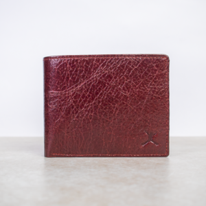 RFID Leather Wallet - Maroon
