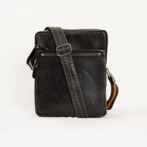 Leather Messenger Bag - Coffee Brown